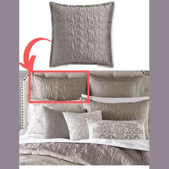 NWT [ 1 Euro ] Quilted Sham for Hotel Collection‎ Classic Embossed Jacquard - Picture 12 of 12